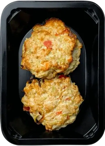 Оладьи из кабачков и курицы