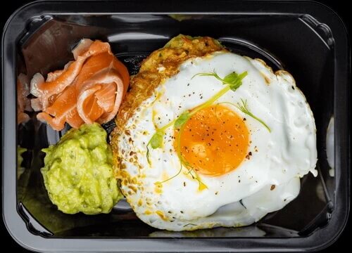 Драник картофельный с яйцом и гуакамоле