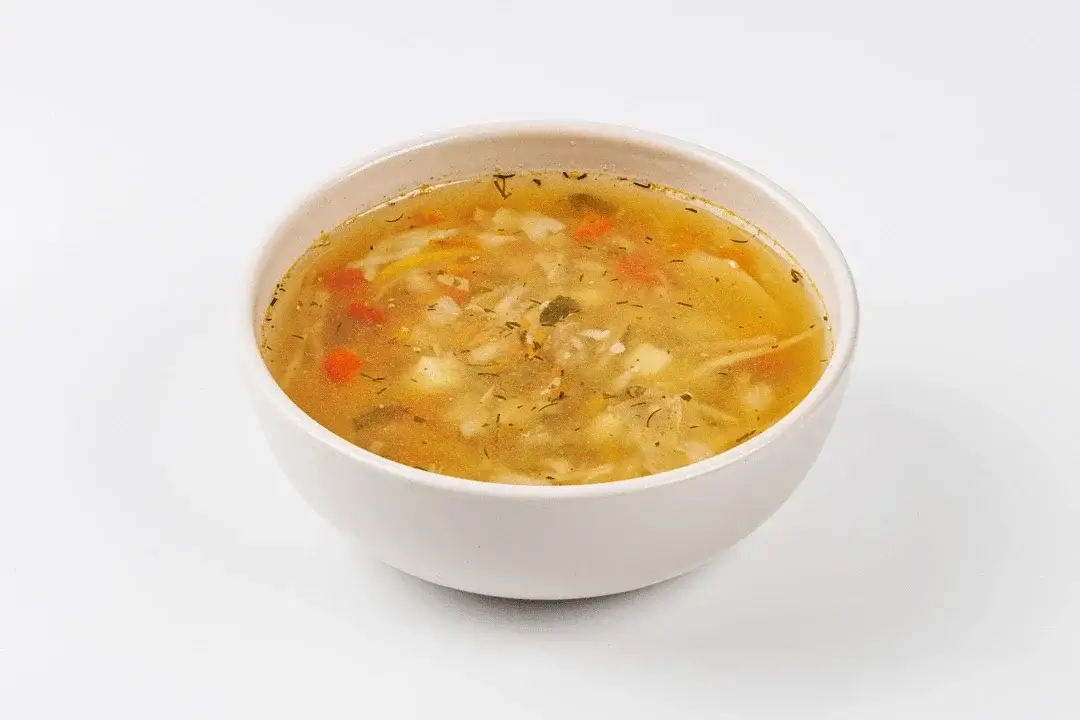 Щи из свежей капусты постные