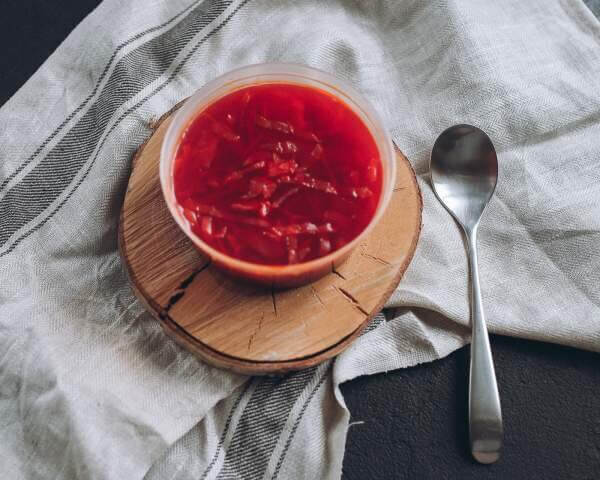 Борщ постный