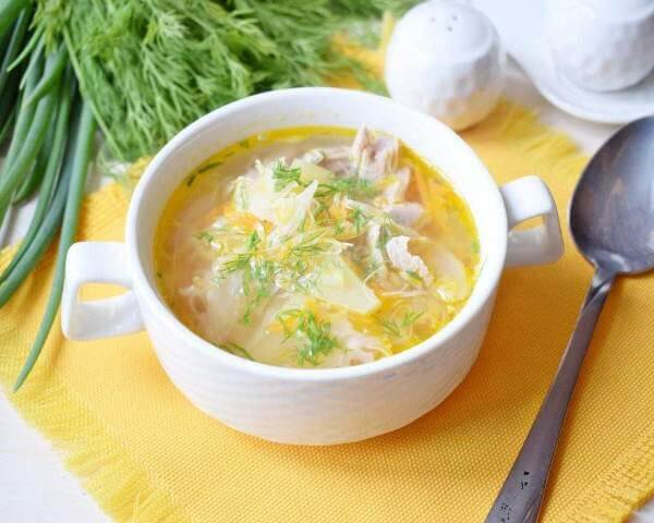 SМ Щи из свежей капусты с курицей
